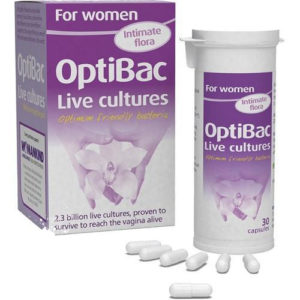 Men vi sinh chữa nấm âm đạo và viêm tiết niệu Optibac Probiotics Tím