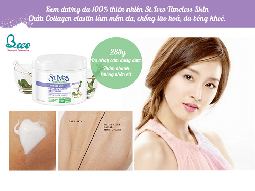 Kem dưỡng ẩm St.Ives Collagen Elastin Moisturizer Timeless Skin