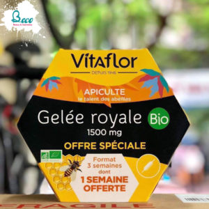 Sữa Ong Chúa Vitaflor Bio 1500mg 20 Ống Của Pháp