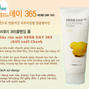 Sữa rửa mặt chanh