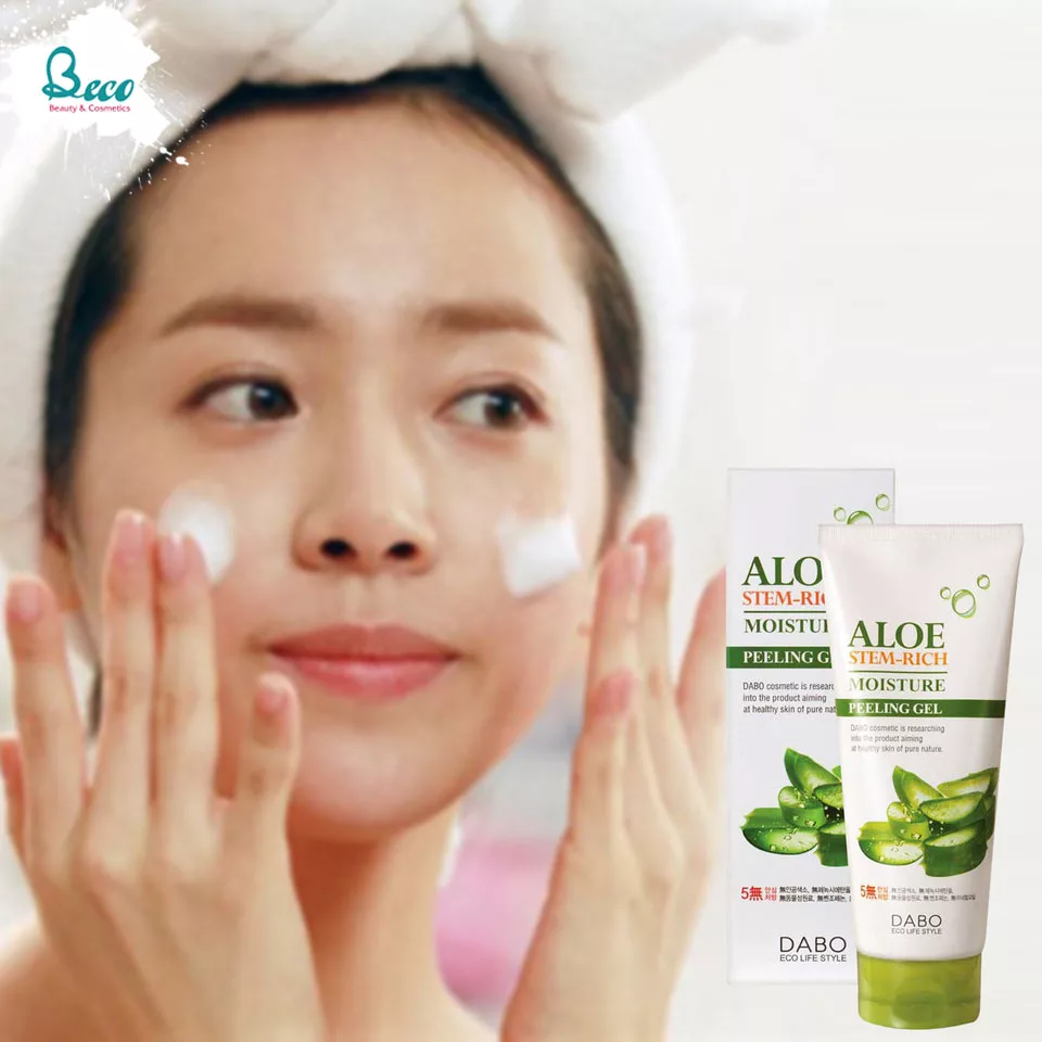 Sữa dưỡng ẩm tẩy da chết lô hội DABO