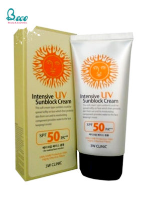 Kem Chống Nắng 3W Clinic Intensive UV Sunblock Cream 50SPF