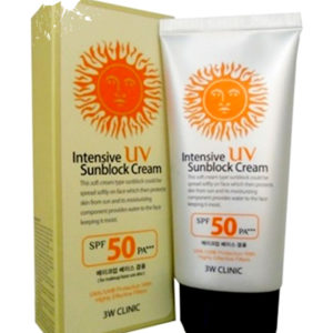 Kem Chống Nắng 3W Clinic Intensive UV Sunblock Cream 50SPF