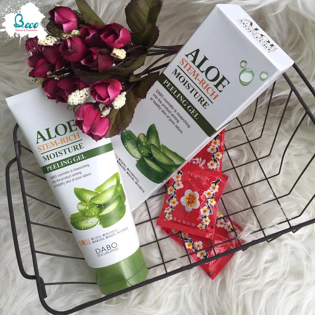 Sữa Dưỡng Ẩm Tẩy Da Chết Lô Hội Dabo Aloe Stem-Rich - Ảnh 5