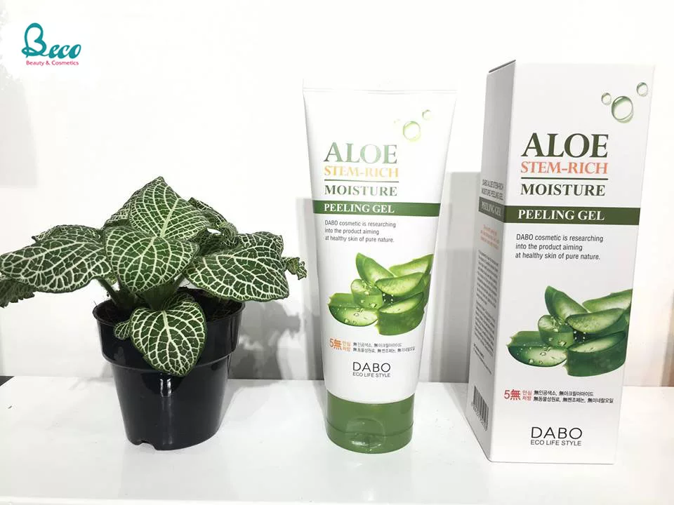 Sữa Dưỡng Ẩm Tẩy Da Chết Lô Hội Dabo Aloe Stem-Rich - Ảnh 2