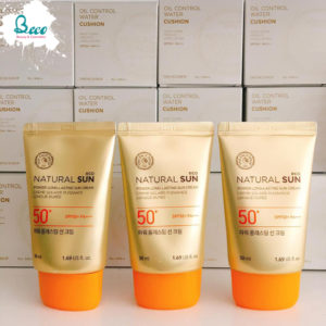 Kem Chống Nắng Đa Chức Năng NATURAL SUN ECO POWER LONG-LASTING SUN CREAM SPF50+ PA+++