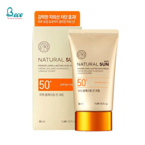 Kem Chống Nắng Đa Chức Năng NATURAL SUN ECO POWER LONG-LASTING SUN CREAM SPF50+ PA+++