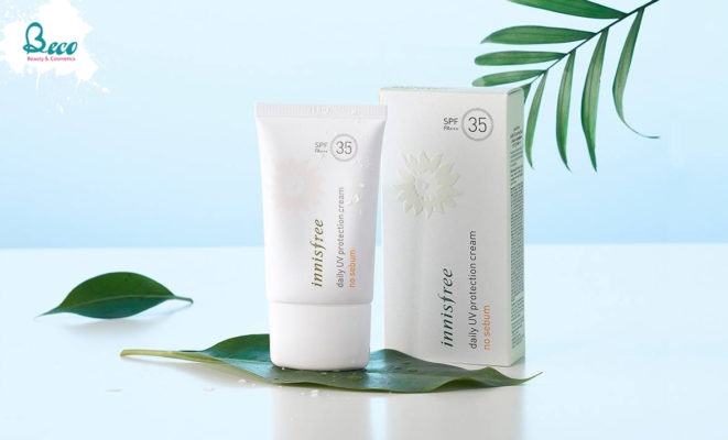 Kem Chống Nắng Kiềm Dầu Innisfree No Sebum Daily UV Protection Cream SPF 35 PA+++