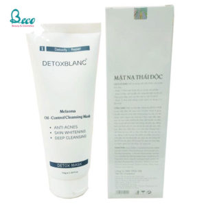 Mặt Nạ Thải Độc Trắng Da Than Hoạt Tính DETOX BLANC
