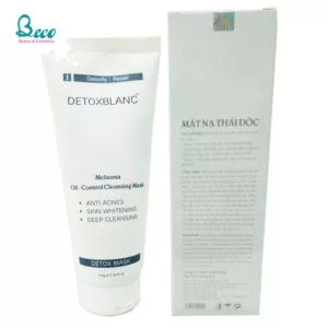 Mặt Nạ Thải Độc Trắng Da Than Hoạt Tính DETOX BLANC