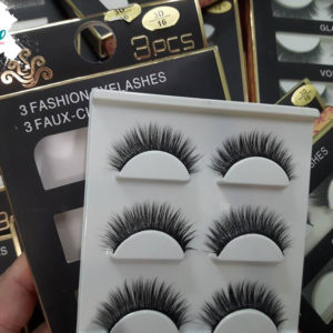Mi Giả Lông Chồn 3D 3PCS 3 Fashion Eyelashes 3 Faux-Cils