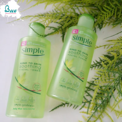 Nước Hoa Hồng Simple Kind To Skin Soothing Facial Toner