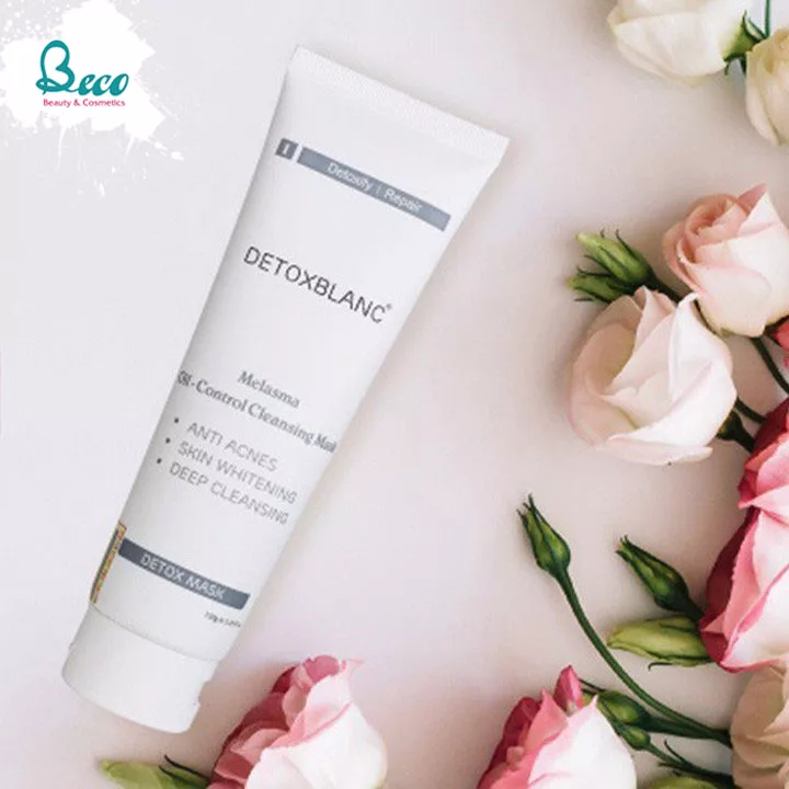 Mặt Nạ Thải Độc Trắng Da Than Hoạt Tính DETOX BLANC