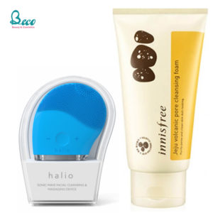 Sản phẩm giúp loại bỏ bụi bẩn, dầu thừa khỏi lỗ chân lông (Ảnh: internet) - Chiết xuất tro núi lửa giúp hút sạch bụi bẩn, bã nhờn khỏi lỗ chân lông, làm sạch da và khiến da sáng, mịn màng hơn.Chất bọt siêu mịn cùng các hạt li ti làm sạch sâu lỗ chân lông, góp phần cải thiện tình trạng mụn đầu đen và thu nhỏ lỗ chân lông. - Bên cạnh đó, sản phẩm có thành phần tự nhiên, lành tính, dịu nhẹ cho da, không gây khô rát