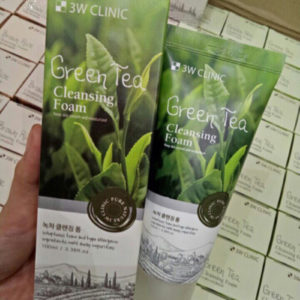 Sữa Rửa Mặt Trị Mụn Kiềm Dầu 3W Clinic Cleansing Foam Green Tea