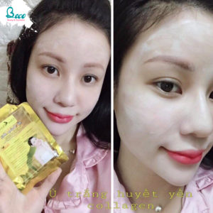 Mặt Nạ Ủ Trắng Huyết Yến Collagen