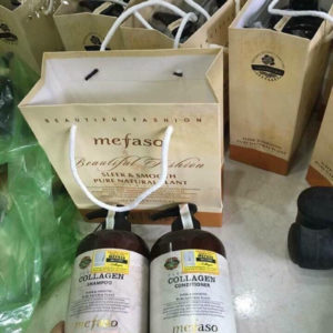 Bộ dầu gội xả Collagen Argan Mefaso
