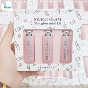 Set 3 Cây Son Dưỡng Secret Key Sweet Glam Tint Glow Mini Kit