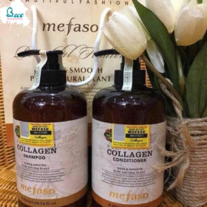 Bộ dầu gội xả Collagen Argan Mefaso