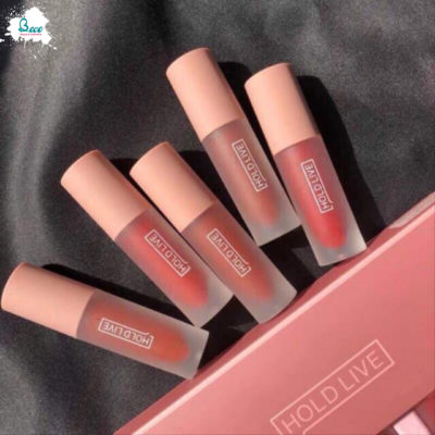 Set Son Kem Lì Holdlive Light Matte Lip Glaze Suit Mini