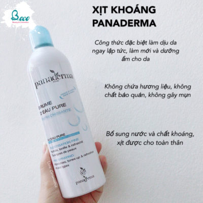 Xịt Khoáng Dưỡng Ẩm Làm Dịu Da Panaderma 400ml