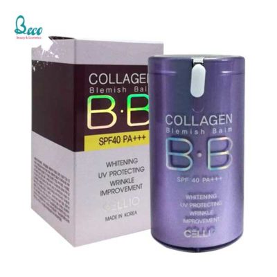 Kem Nền Cellio Collagen Blemish Balm B.B SPF 40 PA+++
