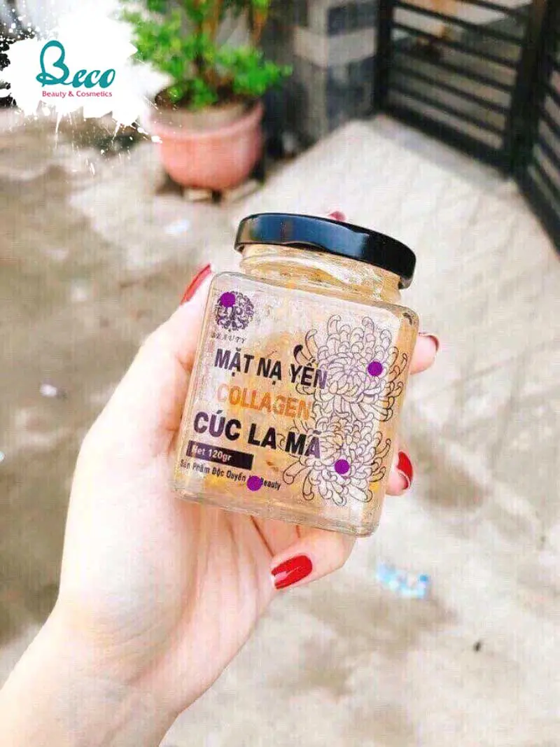 Mặt Nạ Tươi Collagen Yến Cúc La Mã Và Cánh Hoa Đào