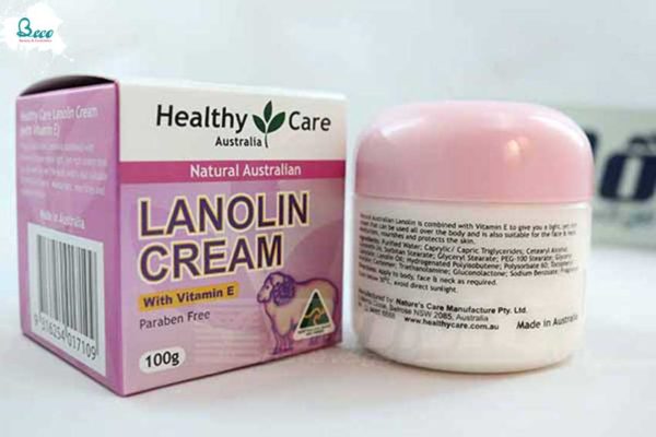 Kem Dưỡng Da Chống Lão Hóa Nhau Thai Cừu Healthy Care Lanolin Cream With Vitamin E