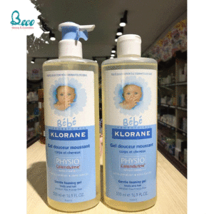 Sữa Tắm Bebe Klorane – Sữa Tắm Gội 2 In 1 Cho Trẻ Sơ Sinh