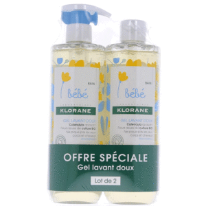 Sữa Tắm Bebe Klorane – Sữa Tắm Gội 2 In 1 Cho Trẻ Sơ Sinh