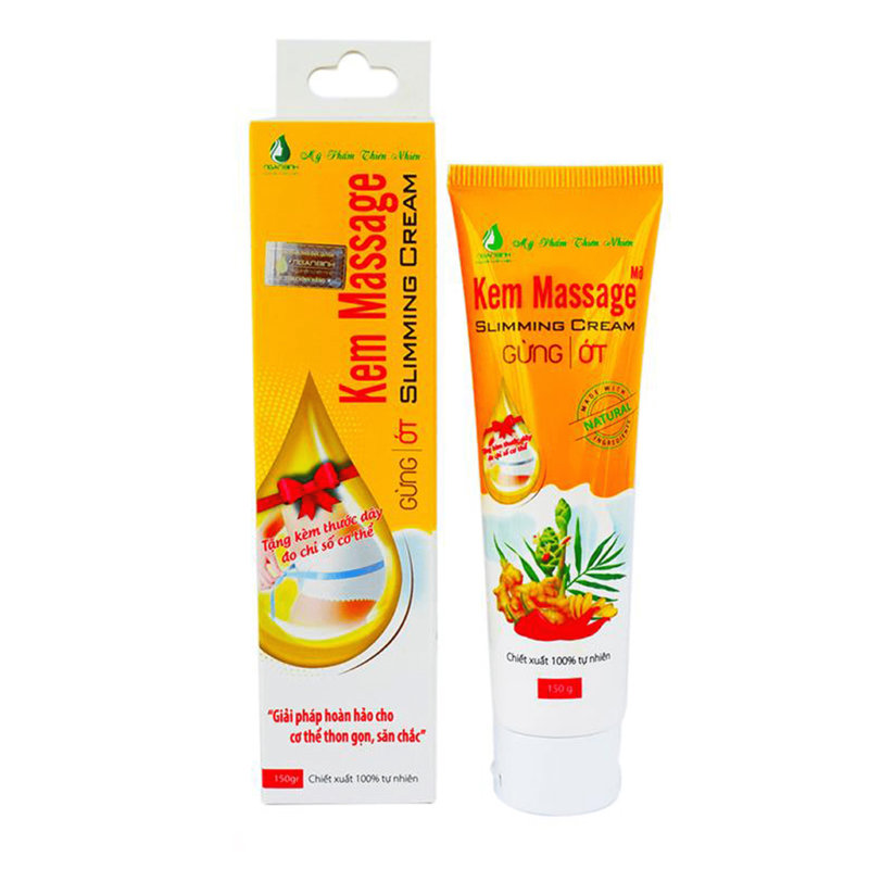 Kem Massage Tan Mỡ Bụng Gừng Ớt Ngân Bình