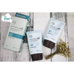 KCN natural sun Eco No Shine Hydrating Sun Cream SPF40 The Face Shop 3