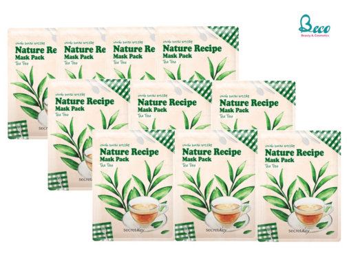 Mặt nạ dưỡng da Secret Key Nature Recipe Mask Pack trà xanh