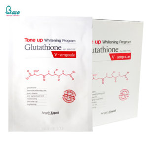 Mặt nạ tone up whitening program glutathione 7day 4