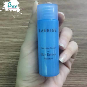 Nước hoa hồng Laneige Mini xanh 5