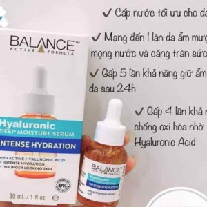 Serum Cấp Nước Balance Active Formula Hyaluronic Deep Moisture 5