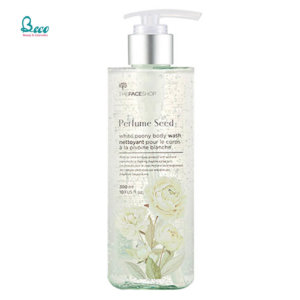Sữa tắm nước hoa THE FACE SHOP Perfume mẫu đơn trắng