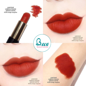 Son Lancome L'absolu Rouge Drama Matte - 196 Cam Cháy