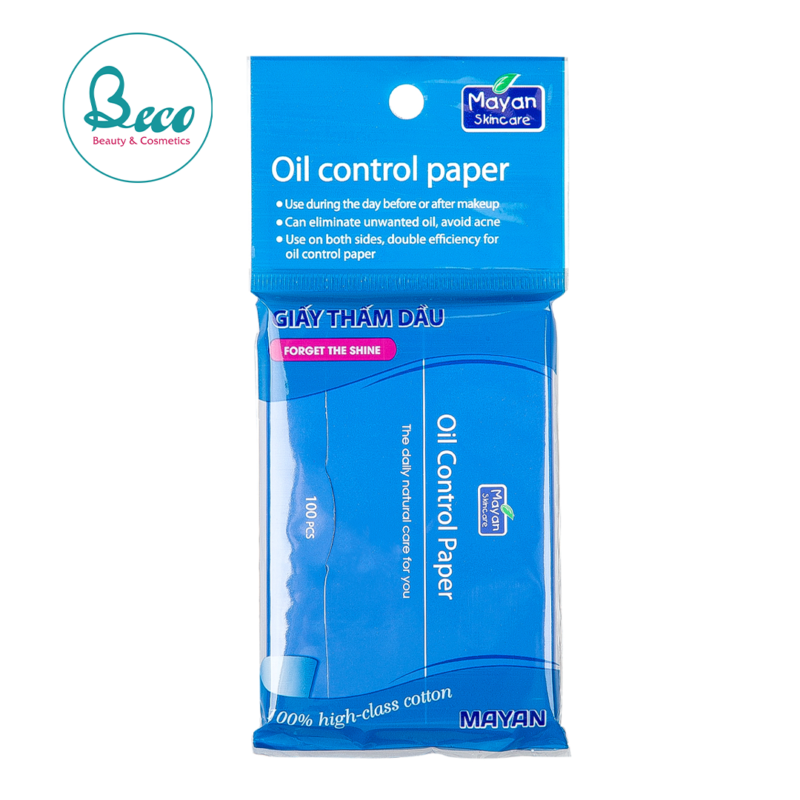 Giấy Thấm Dầu Mayan Oil Control Paper (100 Tờ/Gói)
