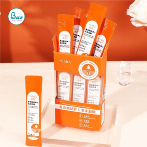 Alternative view of Mặt Nạ Thải Độc Sủi Bọt Cà Rốt Yanfu Hộp 12 gói