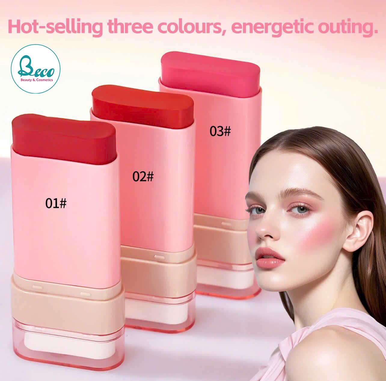 Má Hồng Kem 2 Đầu Meidian 20g