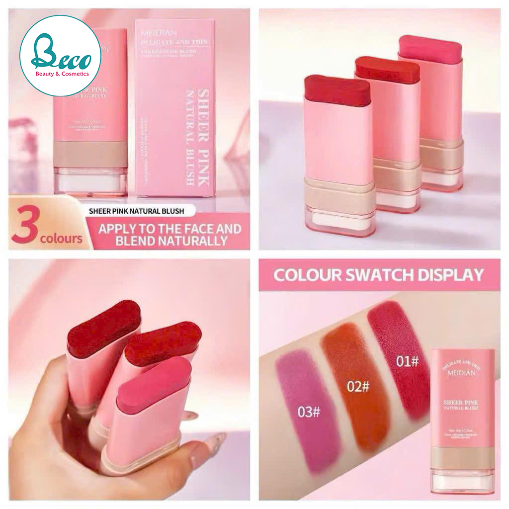 Má Hồng Kem 2 Đầu Meidian 20g 2.