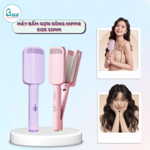 Máy Uốn Tóc Xoăn Sóng Nước 3 Trục Gốm Sứ Ceramic Cao Cấp