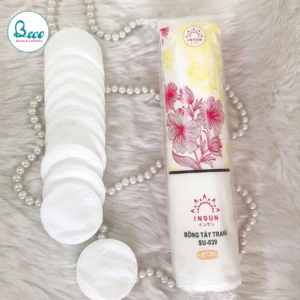 Bông tẩy trang Insun 100% cotton 100 miếng