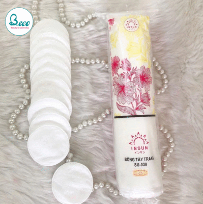 Bông tẩy trang Insun 100% cotton 100 miếng