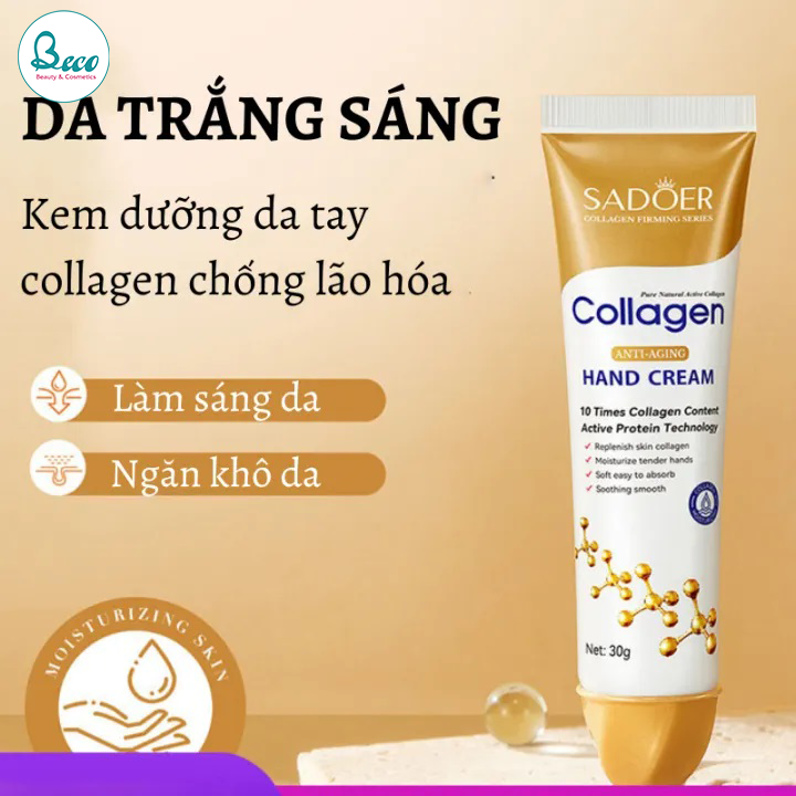 Kem dưỡng da tay Collagen chống lão hóa SADOER