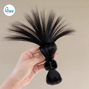 Tóc Giả Đuôi Ngựa Sang Chảnh Kẹp Tóc Bốn Màu
