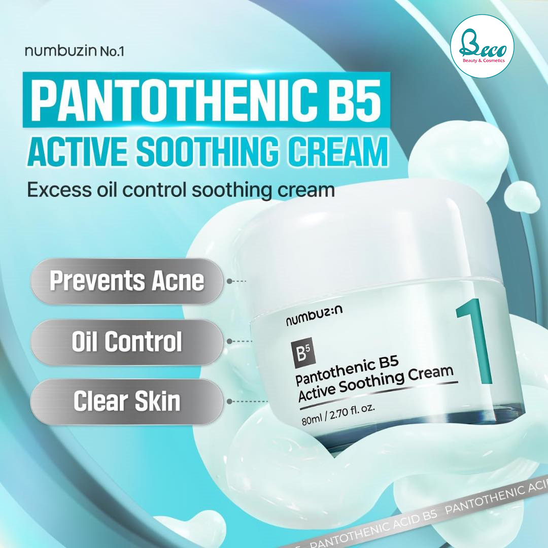 Kem dưỡng phục hồi Numbuzin No.1 Pantothenic B5 Active 80ml
