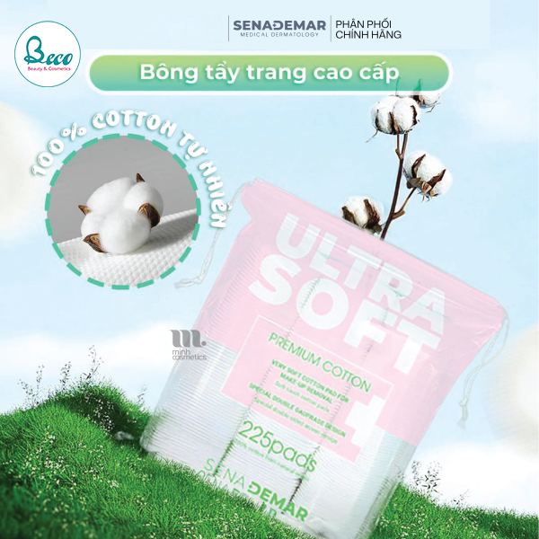 Bông tẩy trang cao cấp Sena Derma