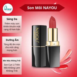 Son Thỏi Lì NAYOU Dưỡng Ẩm Chống Thấm Nước